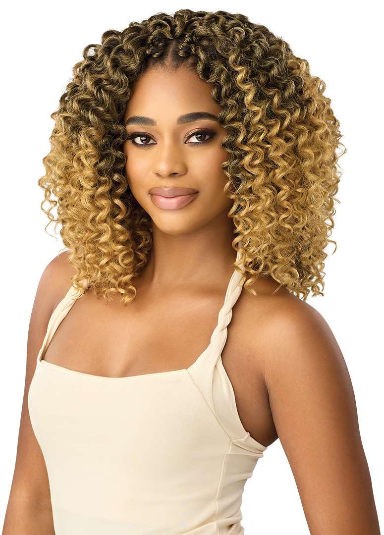 Outre X-Pression Twisted Up - Lala Wand Curl 8" 9" 10" 6X (LIGHT GRAY 51)