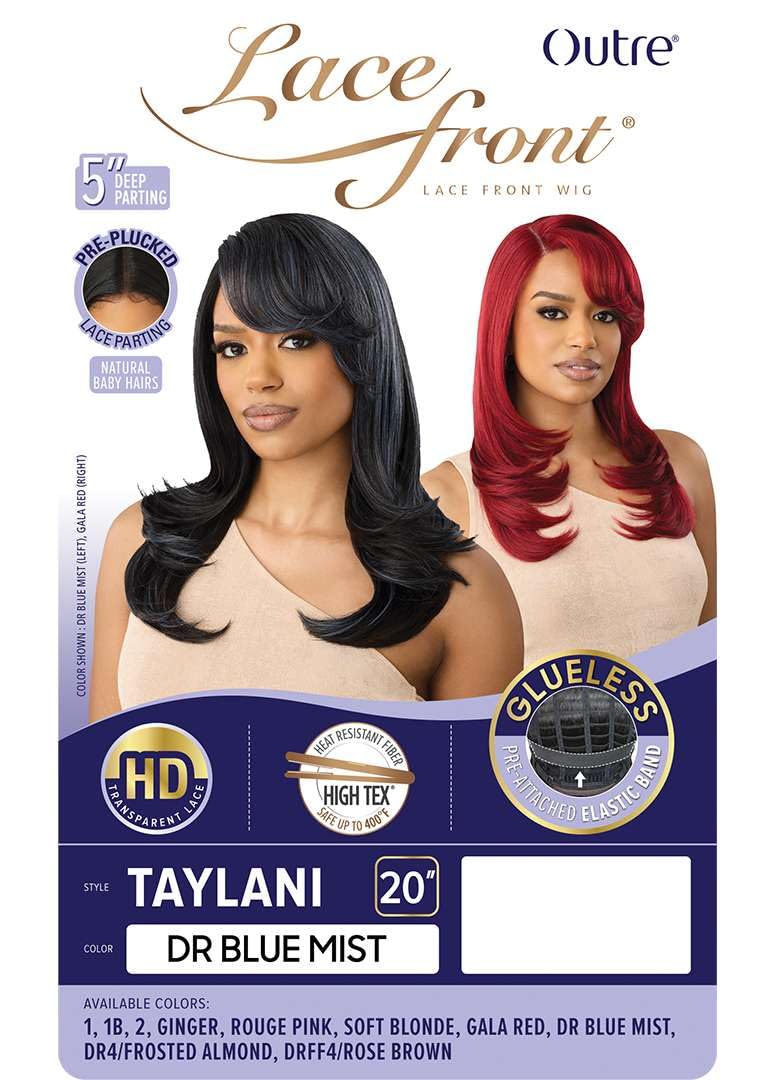 Outre Lace Front Wig - Taylani (OFF BLACK 1B)