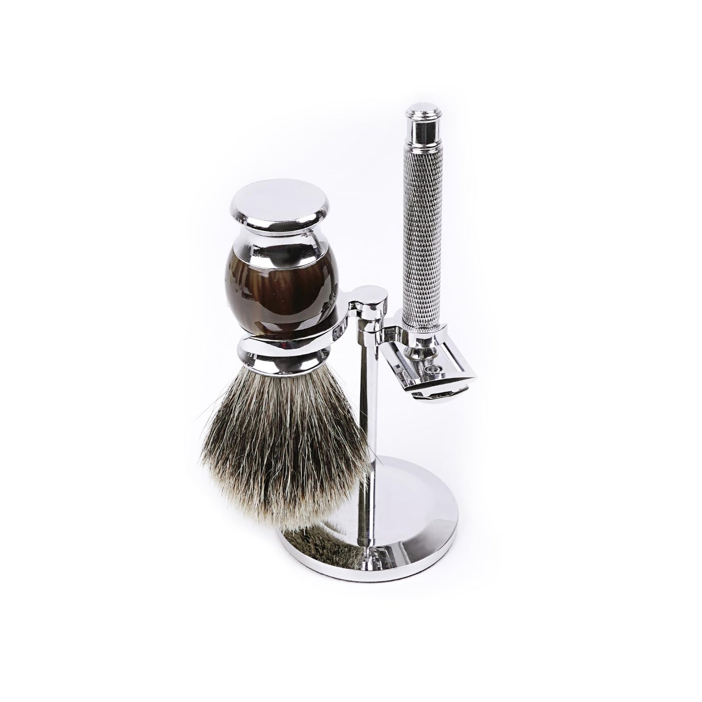 Linkidea Safety Razor Holder, Shaving Brush & Razor Stand, Compatible with MUHLE Double Edge Razor, Space-Saving Bathroom & Shower Room Storage Stand Beauty and Personal Care Linkidea
