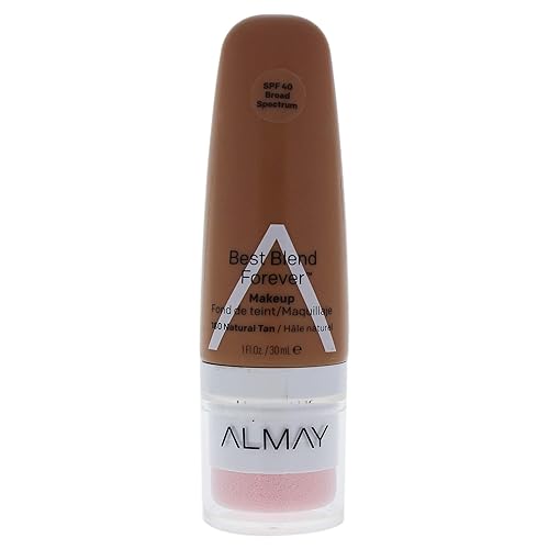 Almay Best Blend Forever Foundation, Natural Tan, 1 fl. oz., SPF 40 Broad Spectrum Beauty & Personal Care Almay