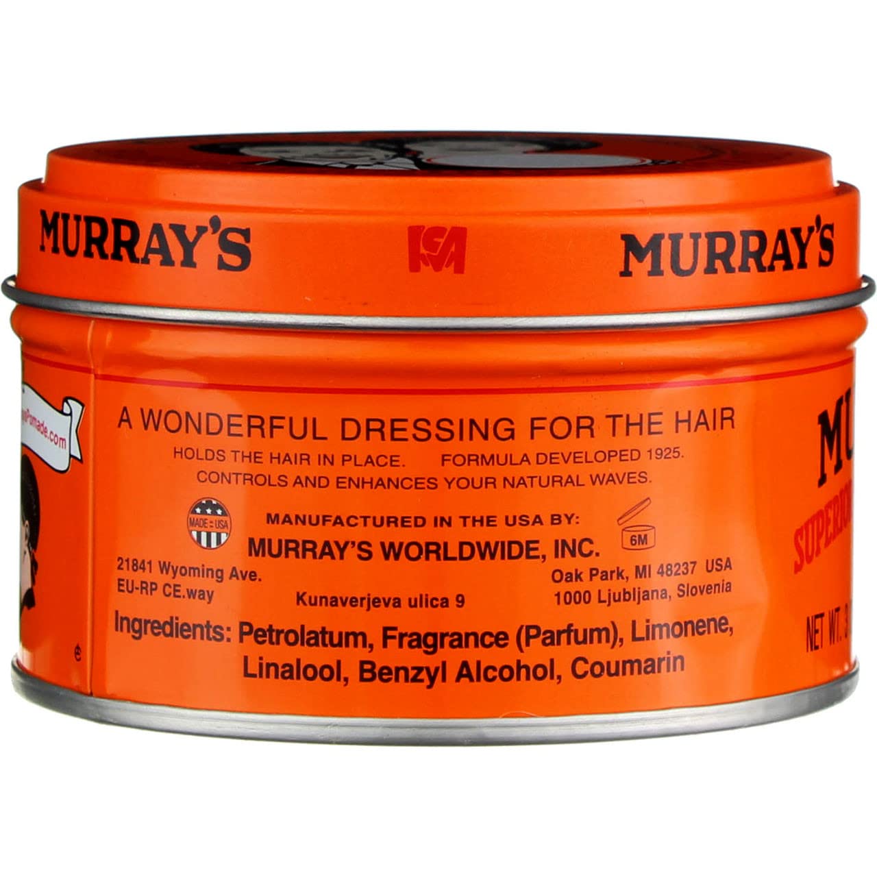 Murray's Superior Hair Dressing Pomade - 3 Oz (88ml) (3 Pack) Beauty & Personal Care Murrays
