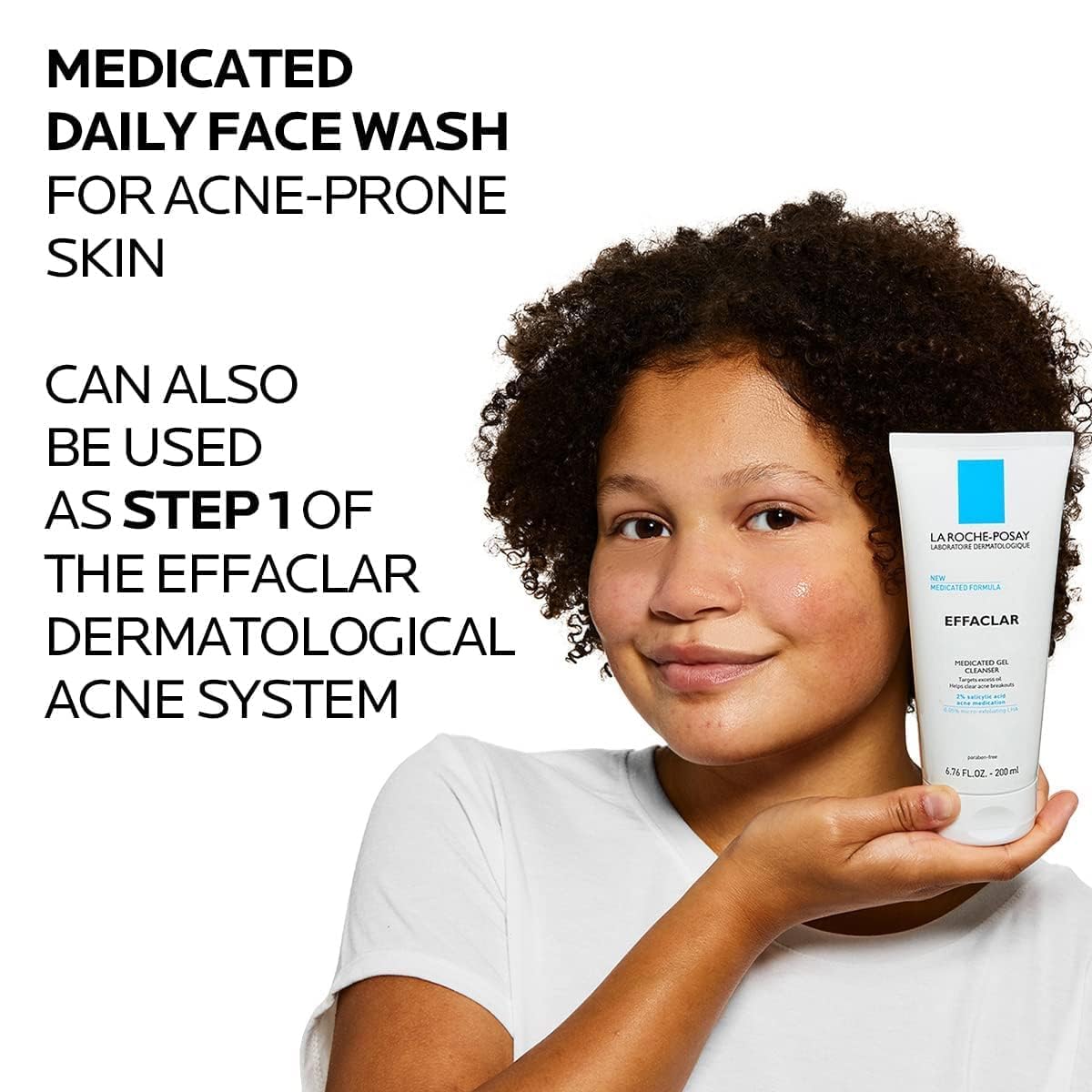 La Roche-Posay Effaclar Medicated Gel Cleanser, 2% Salicylic Acid Cleanser + LHA + Glycerin, Foaming Acne Face Wash, Helps Clear & Prevent Acne Beauty & Personal Care La Roche-Posay
