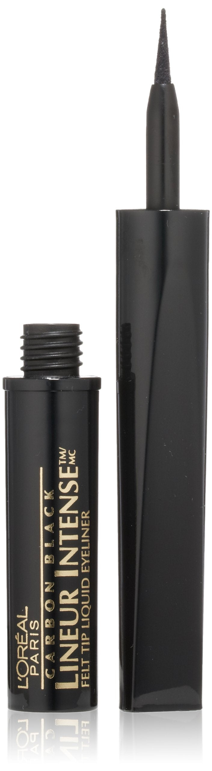 L'Oréal Paris Lineur Intense Felt Tip Liquid Eyeliner, Carbon Black, 0.05 fl. oz. Beauty & Personal Care L'Oreal Paris