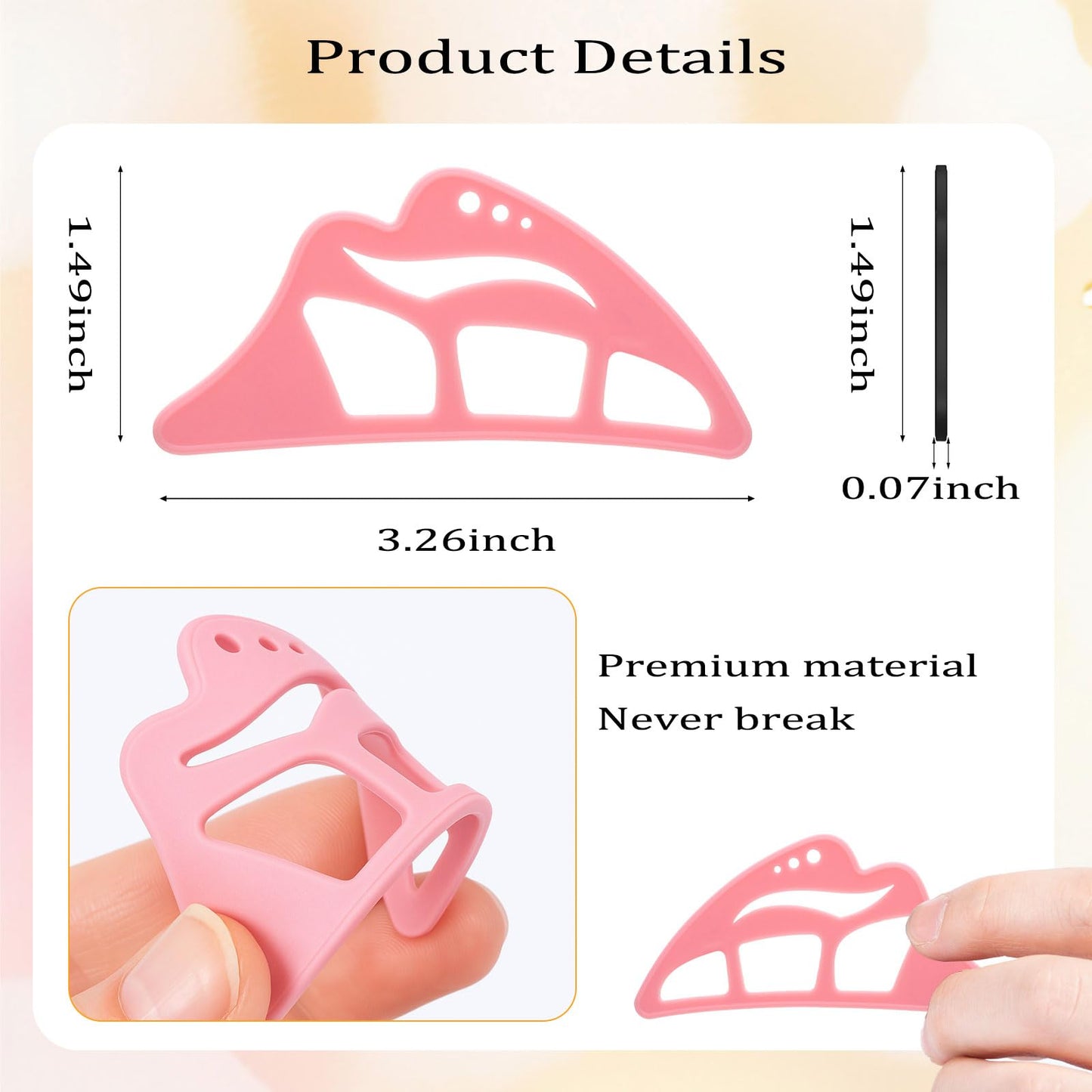 NFAMRZCAR 2PC Eyeshadow Stencil 5 in 1 Silicone Eyeshadow Tool,Reusable Eye Makeup Aid Stencils,Eye Makeup Aid, for Make Up Beginners&Women Beauty & Personal Care NFAMRZCAR