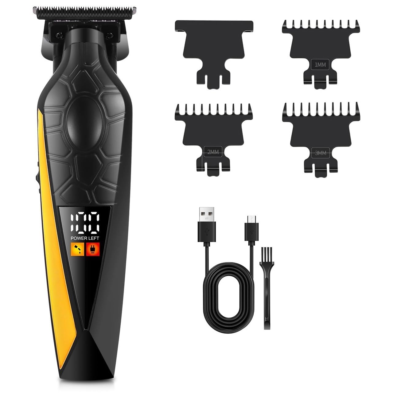 QDKVTNDJZ Hair Clippers for Men, Electric Carving Push Trimmer Bald Hairdressing Salon Haircut Machine 0 Blade Head(Gold) Beauty and Personal Care QDKVTNDJZ
