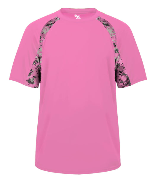 Digital Hook Tee Pink/Pink Digital 3X-Large Beauty and Personal Care Badger Sport