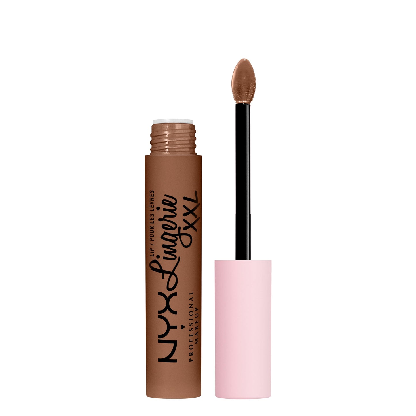 NYX PROFESSIONAL MAKEUP Lip Lingerie XXL Matte Liquid Lipstick - Hot Caramelo (Warm Caramel) Beauty & Personal Care NYX PROFESSIONAL MAKEUP