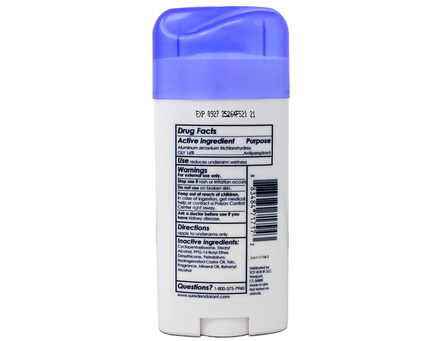 Sure Anti-Perspirant Deodorant Invisible Solid Unscented 2.60 oz (Pack of 10) Beauty and Personal Care Sure