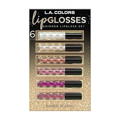 LA Colors, Glimmer Lip Gloss Gift Set, 6 Count Beauty & Personal Care L.A. COLORS