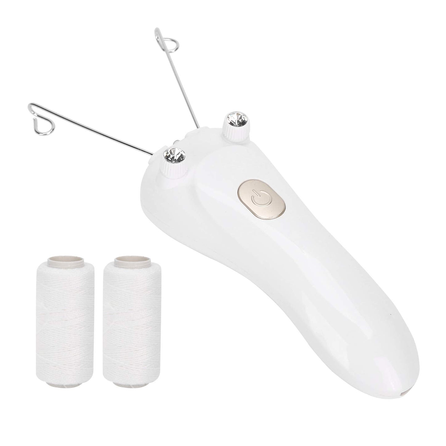 Threading Machine,Hair Removal for Face USB Rechargeable Cordless Epilator, Upper Lip, Chin, Body - Gentle, Long-Lasting Hair Removal Tool with Cotton Beauty and Personal Care Yosoo Health Gear