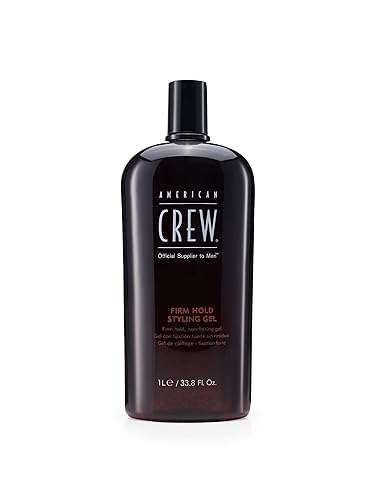 American Crew Men's Hair Styling Gel, Firm Hold, Non-Flaking, Gift for Him, 33.8 fl oz Beauty & Personal Care AMERICAN CREW