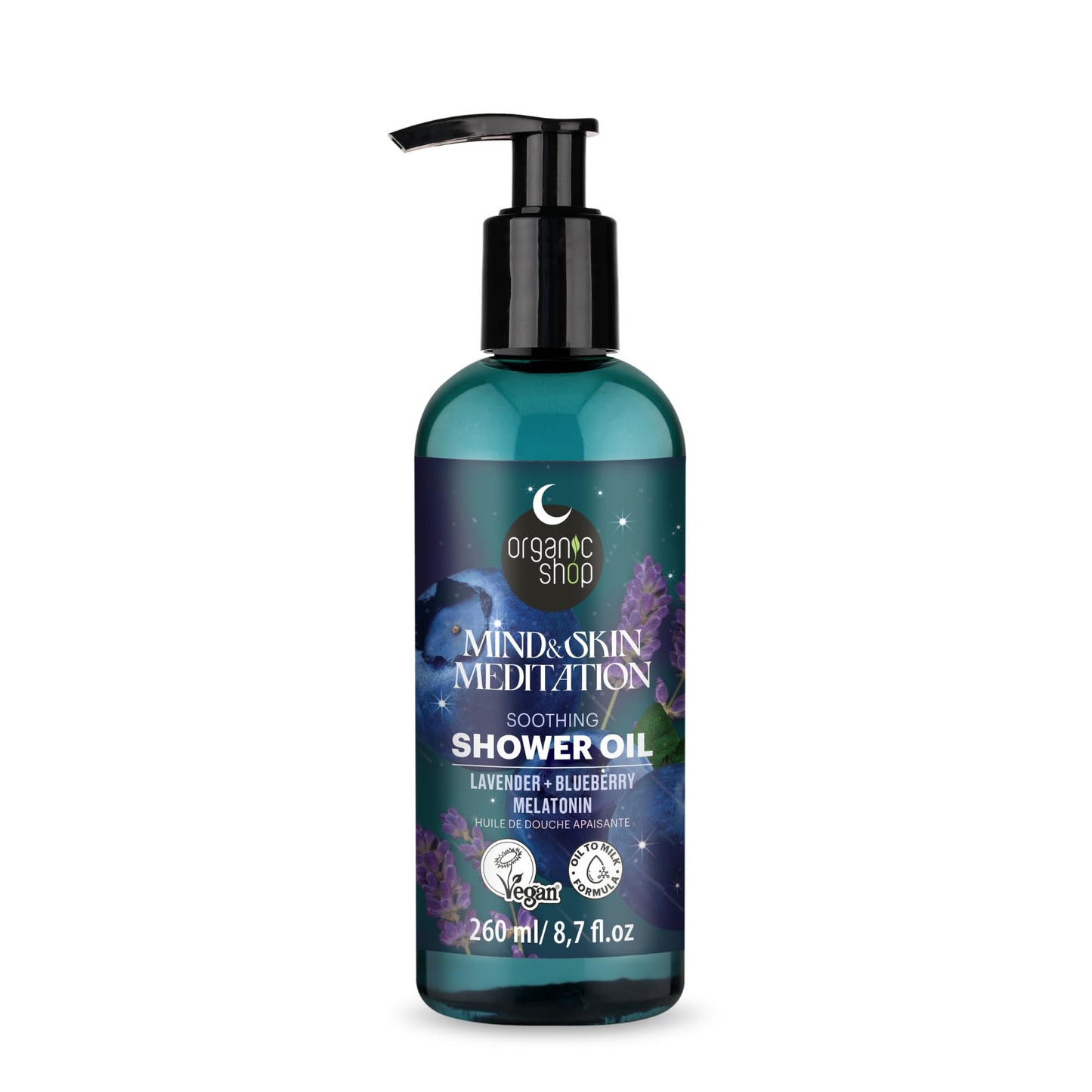 Organic Shop Sleep Collection Soothing Shower Oil 8.79 fl oz Beauty and Personal Care Organic Shop