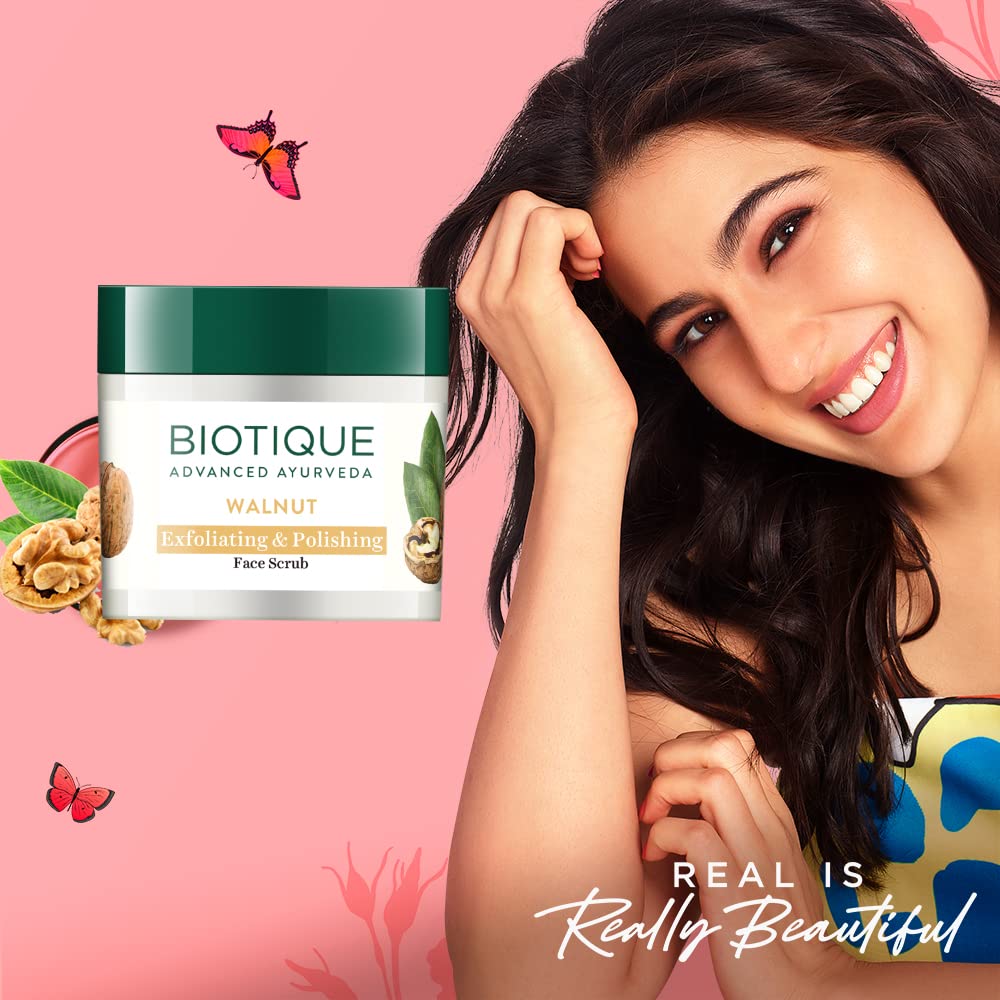 Biotique Bio Walnut Purifying and Polishing Scrub, 50 gm/1.76Oz. Beauty & Personal Care Biotique