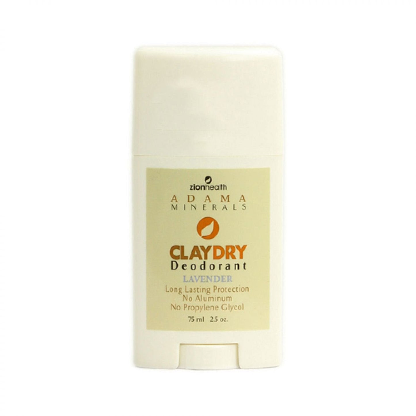 Zion Health Clay Dry Solid Lavender 2.5 Oz Beauty and Personal Care Adama Minerals