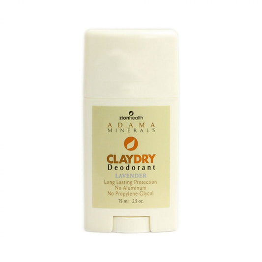 Zion Health Clay Dry Solid Lavender 2.5 Oz Beauty and Personal Care Adama Minerals