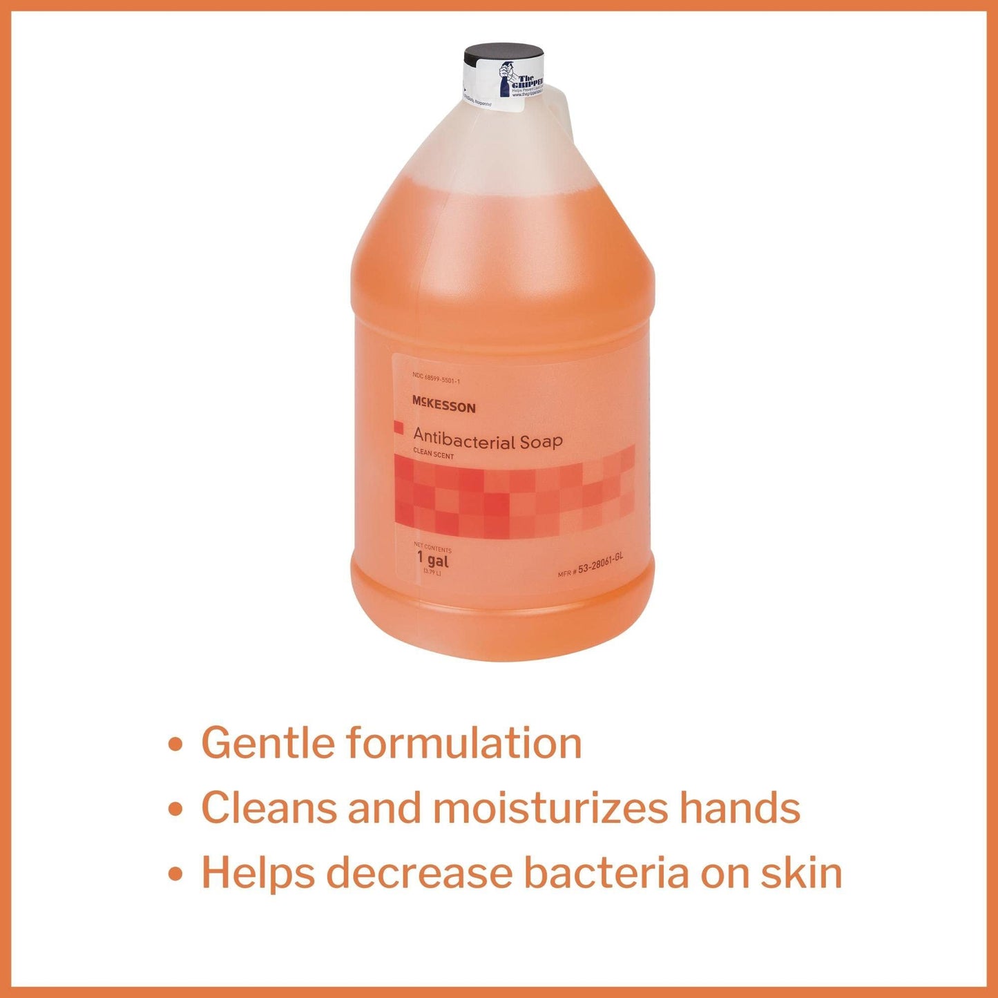 McKesson Antibacterial Liquid Hand Soap, 1 Gallon [Pack of 1] Refill, Clean Scent Beauty & Personal Care McKesson