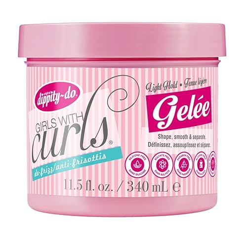 Dippity Do Girls with Curls Light Hold Gelee, Shape, Smooth & Separate Curls, Formulated with Aloe, Vitamin E & Wheat Protein, Frizz-Free, Never Beauty & Personal Care Dippity Do