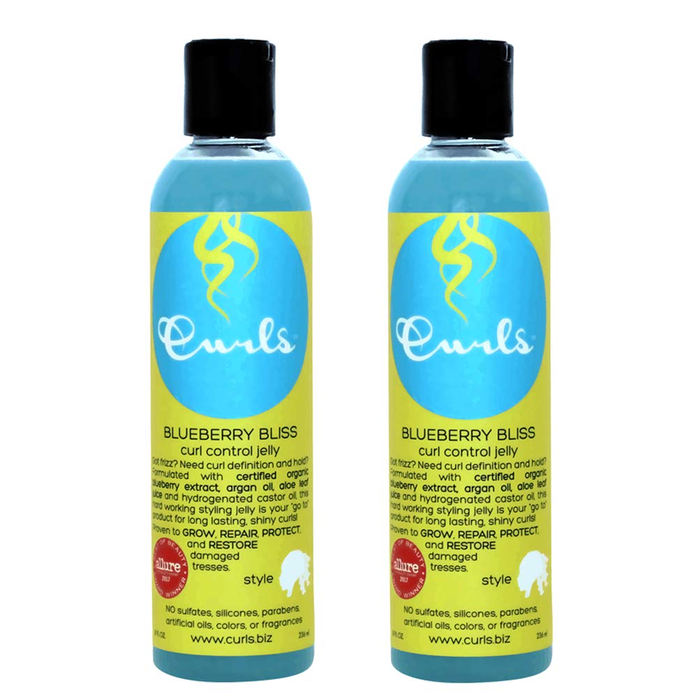 Curls Blueberry Bliss Curl Control Jelly, 8 Ounces (Pack of 2) Beauty & Personal Care Curls