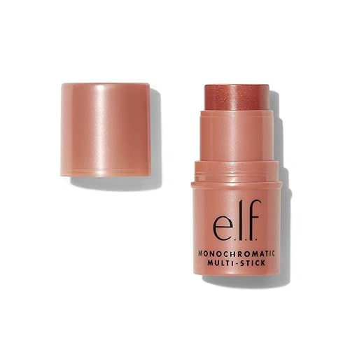 e.l.f. Monochromatic Multi Stick, Travel-Sized Luxuriously Creamy & Blendable Color For Eyes, Lips & Cheeks, Vegan & Cruelty-Free, Bronzed Cherry Beauty & Personal Care e.l.f.