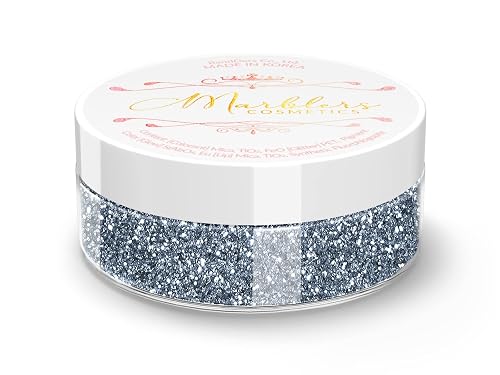 MARBLERS Twinkle Face & Body Glitter [Graphite Gray] 0.18oz (5g) | Fine | Non-Toxic | Vegan | Cruelty-Free | Festival, Rave & Party Makeup | Eye Beauty & Personal Care MARBLERS