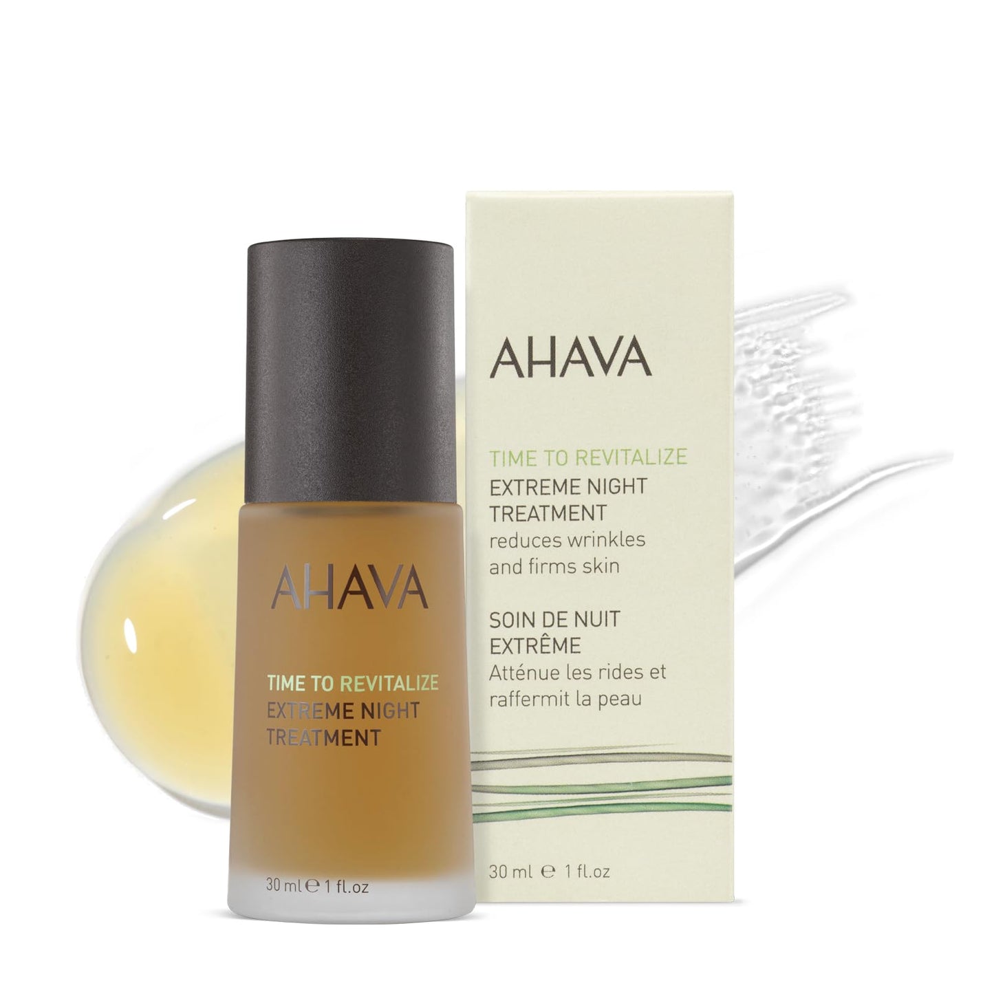 AHAVA Extreme Night Treatment - Exclusive Moisturizer, Neck & Chest Cream, Smoothes Skin & Reduces Wrinkles, Enriched with Patented Extreme Complex Beauty & Personal Care AHAVA