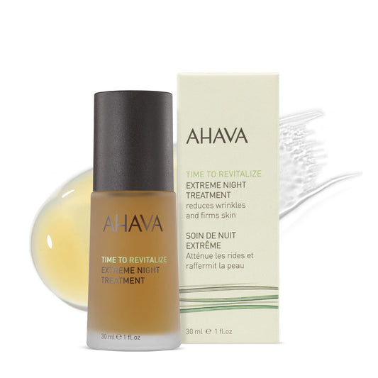 AHAVA Extreme Night Treatment - Exclusive Moisturizer, Neck & Chest Cream, Smoothes Skin & Reduces Wrinkles, Enriched with Patented Extreme Complex Beauty & Personal Care AHAVA