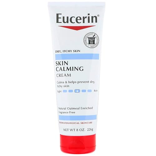 Eucerin Skin Calming, Fragrance-Free Creme 8 oz 8 Ounce (Pack of 1) Beauty & Personal Care Eucerin