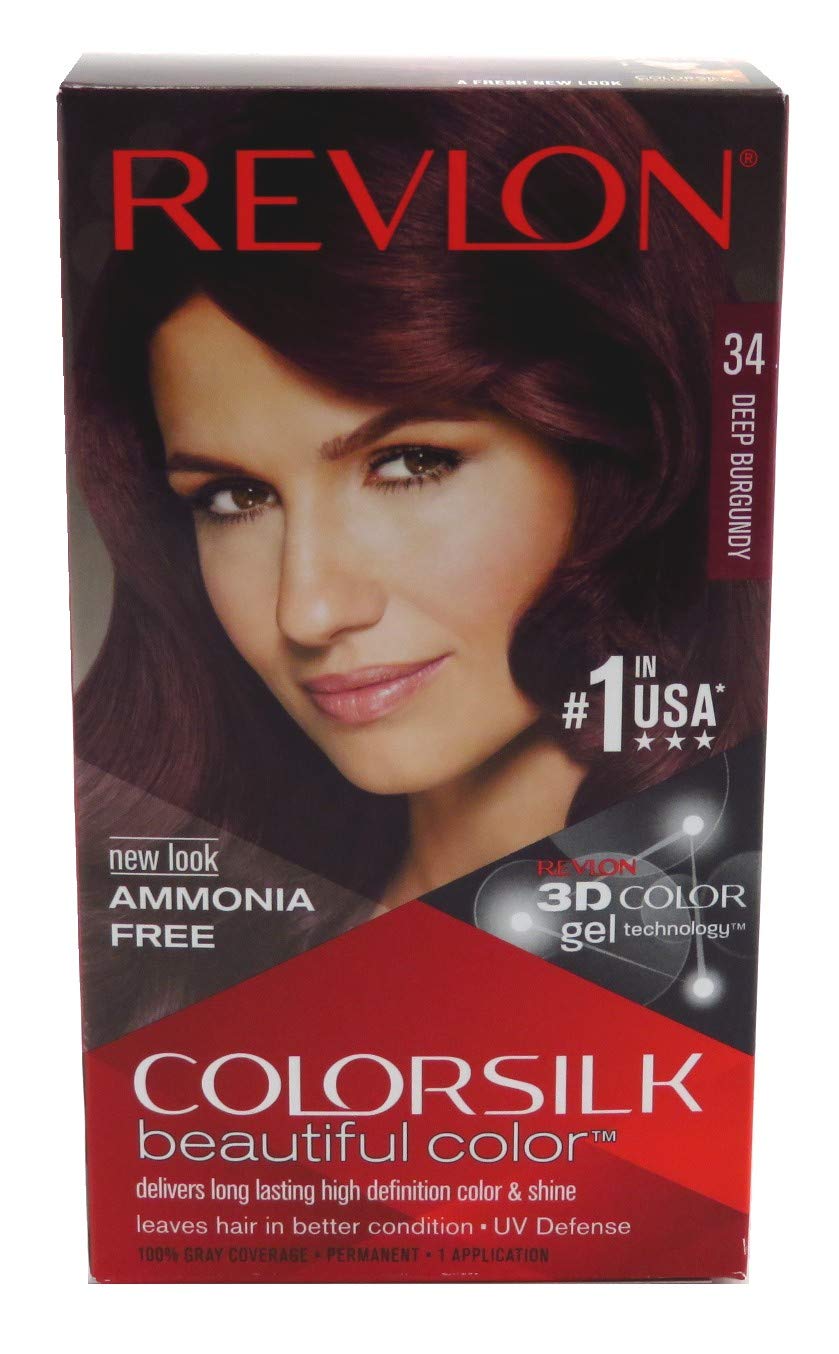 Revlon Colorsilk Hair Coloring (Deep Burgandy) Beauty & Personal Care REVLON