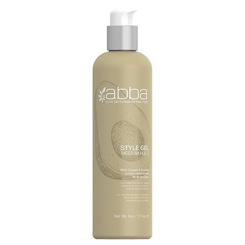 ABBA - Pure Style Gel Medium Hold - Mica Crystals & Avocado, 6 fl oz Beauty & Personal Care ABBA