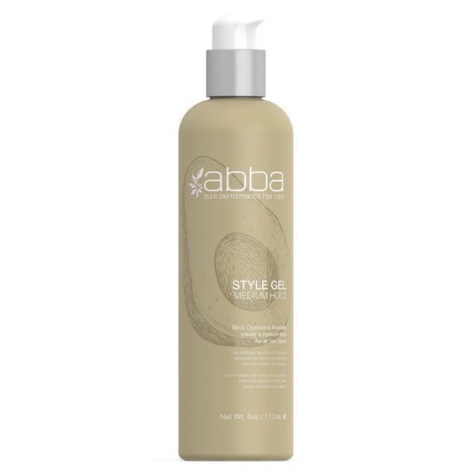 ABBA - Pure Style Gel Medium Hold - Mica Crystals & Avocado, 6 fl oz Beauty & Personal Care ABBA