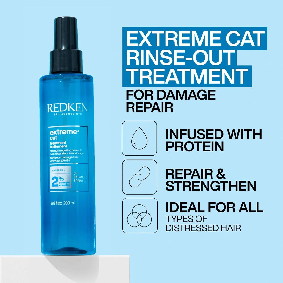 Redken Extreme CAT Treatment - For Distressed Hair, 6.8 Fl Oz