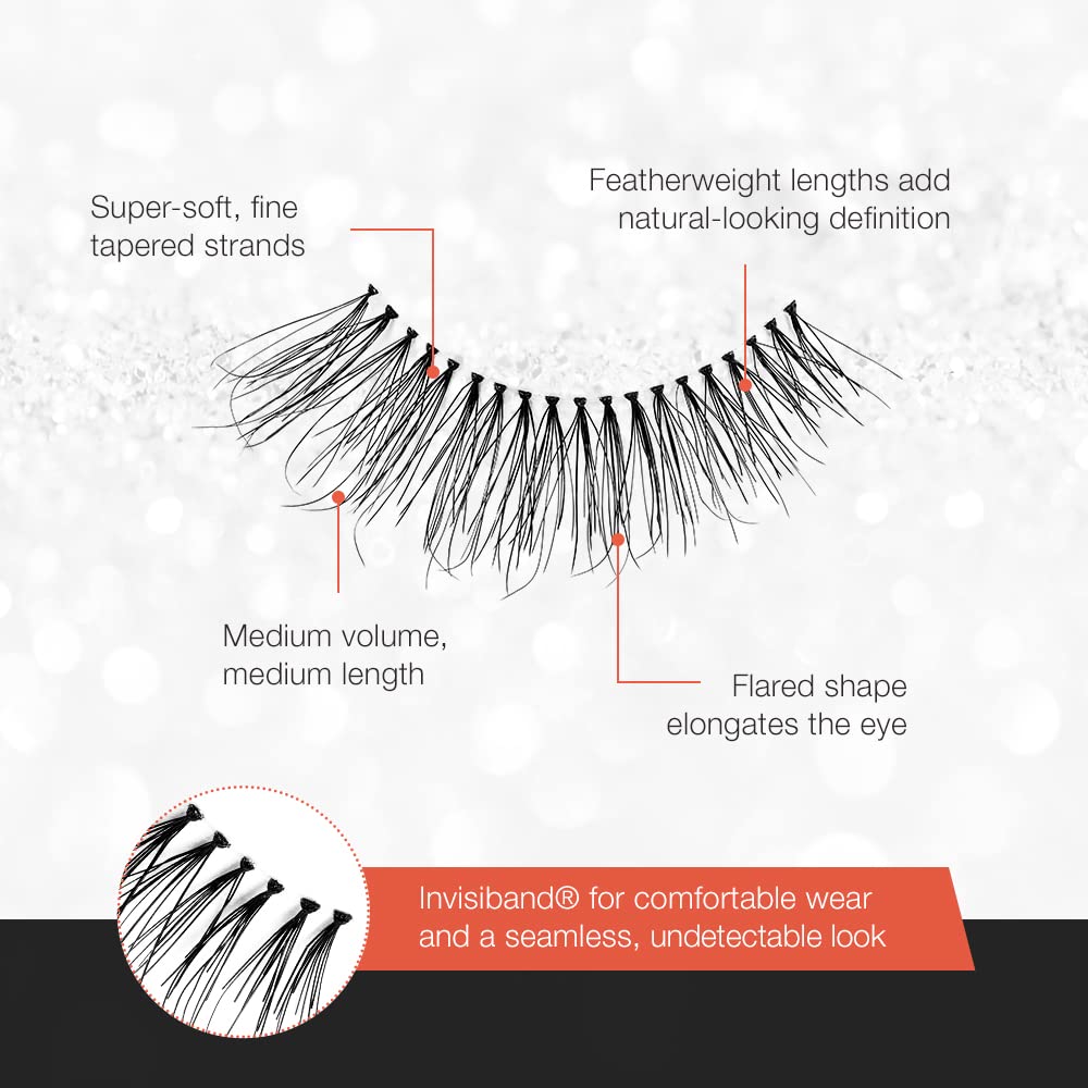 Ardell Naked Lashes Natural 432 with Invisiband - Lightweight, Natural False Eyelashes, Soft Volume Strip Lashes, 1 Pair Beauty & Personal Care Ardell