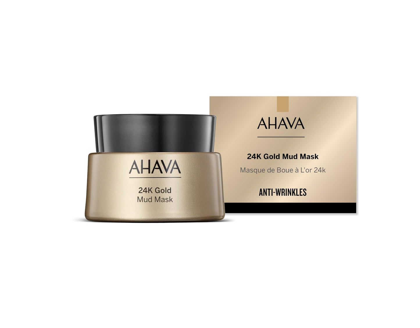 AHAVA 24K Gold Mineral Mud Mask - Luxury Mud Mask for Refined, Luminously Radiant Skin, Smoothes, Firms & Illuminates, includes 24K Gold, Osmoter Beauty & Personal Care AHAVA