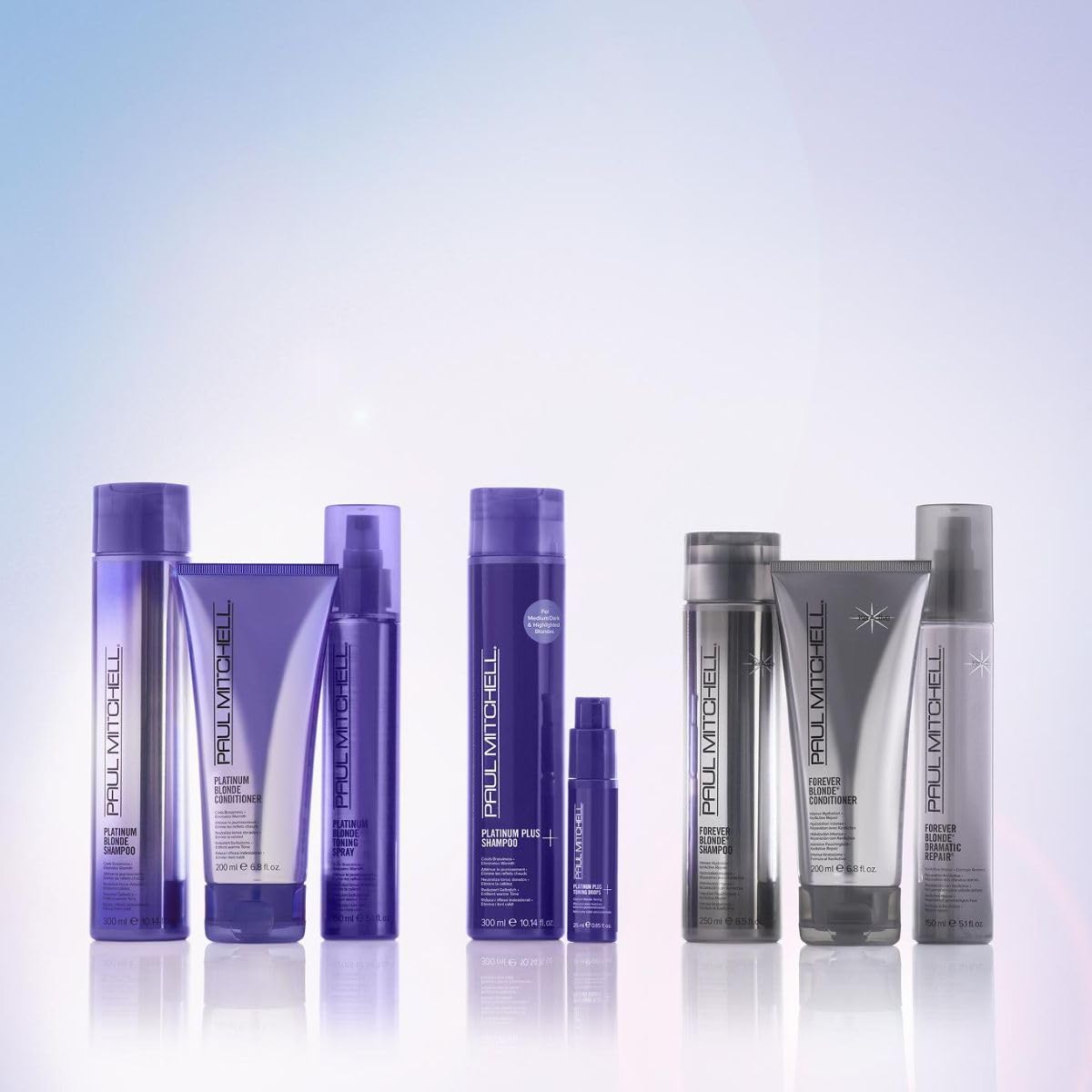 Paul Mitchell Platinum Blonde Purple Toning Spray, Cools Brassiness, Eliminates Warmth, For Color-Treated Hair + Naturally Light Hair Colors, 5.1 fl Beauty & Personal Care Paul Mitchell