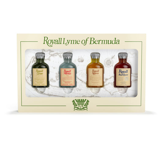 ROYALL LYME Bermuda Collection by Royall Fragrances 4 Piece Mini Variety Set men Beauty & Personal Care ROYALL LYME