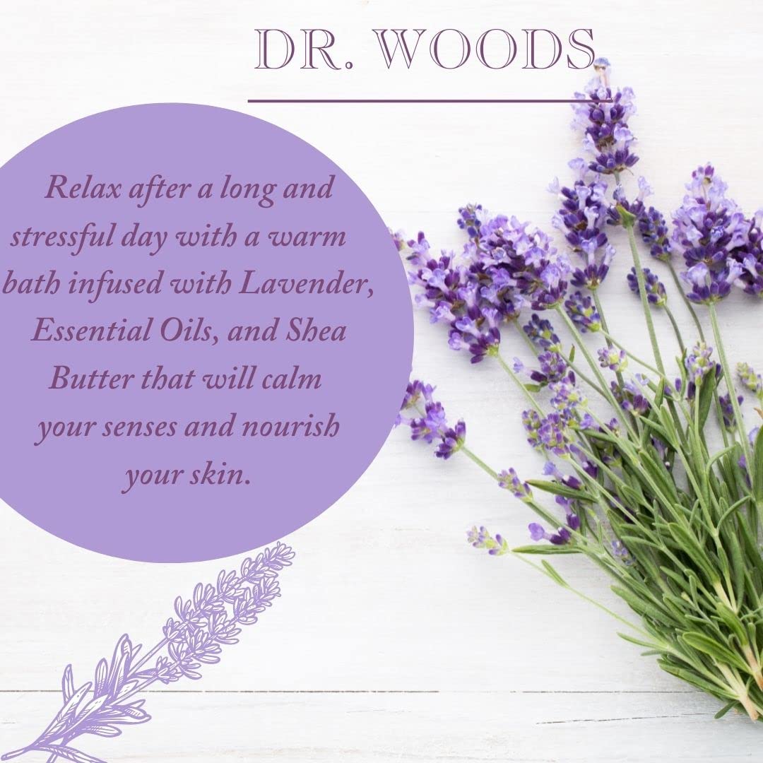Dr. Woods Exfoliating Lavender Bar Soap with Organic Shea Butter, 5.25 oz (Pack of 6) Beauty & Personal Care Dr. Woods