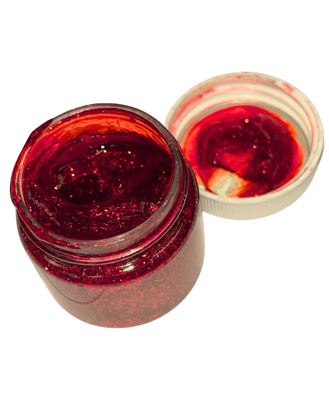 Sparkling Red Glitter Fake Blood - 1 oz | Realistic Halloween Costume Makeup for Gory Effects and Special Effects, Beauty in Glitter Infused Halloween Beauty & Personal Care Liquid Latex Fashions