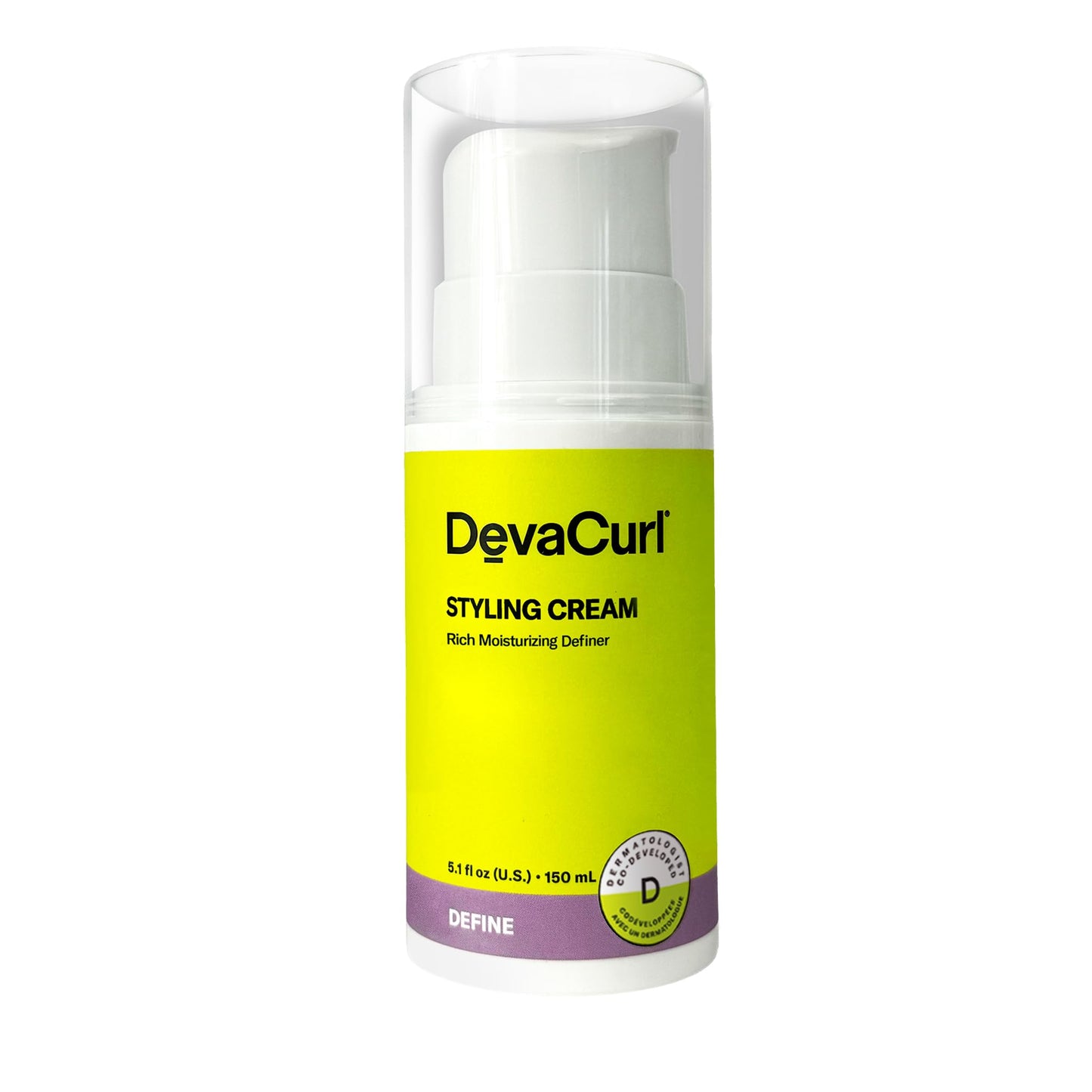 DevaCurl Styling Cream Touchable Rich Moisturizing Definer, Citrus Zest, 5.1 fl. oz | Maintains Moisture | Hydrates and Smoothes Curls Beauty and Personal Care DevaCurl Default Title