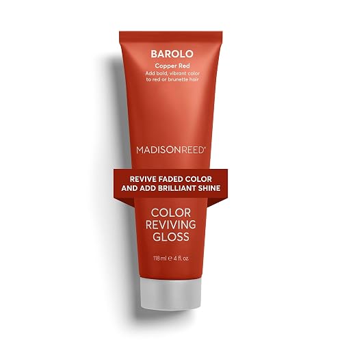 Madison Reed Color Reviving Gloss - Barolo Red | Semi-Permanent, Color Depositing Gloss for Brunette & Red Hair, Revives Faded Red Tones, Boosts Beauty & Personal Care Madison Reed