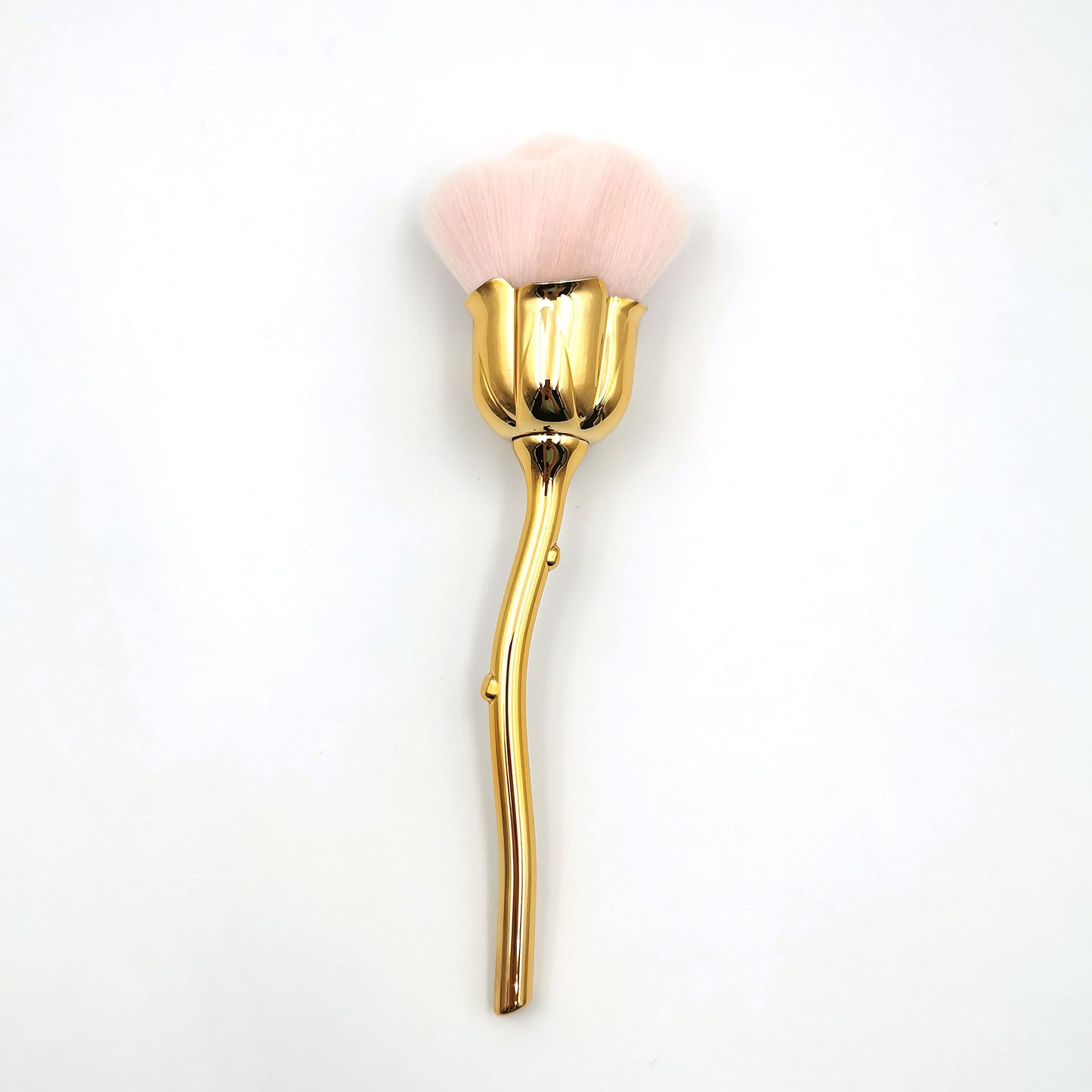 KuAoyoja Nail Art Dust Powder Remover, Pink Rose Soft Brush Acrylic Nail Arts Manicure Dust Cleaner Brush for Nail Trimming Cleaning Makeup Brush Beauty & Personal Care KuAoyoja