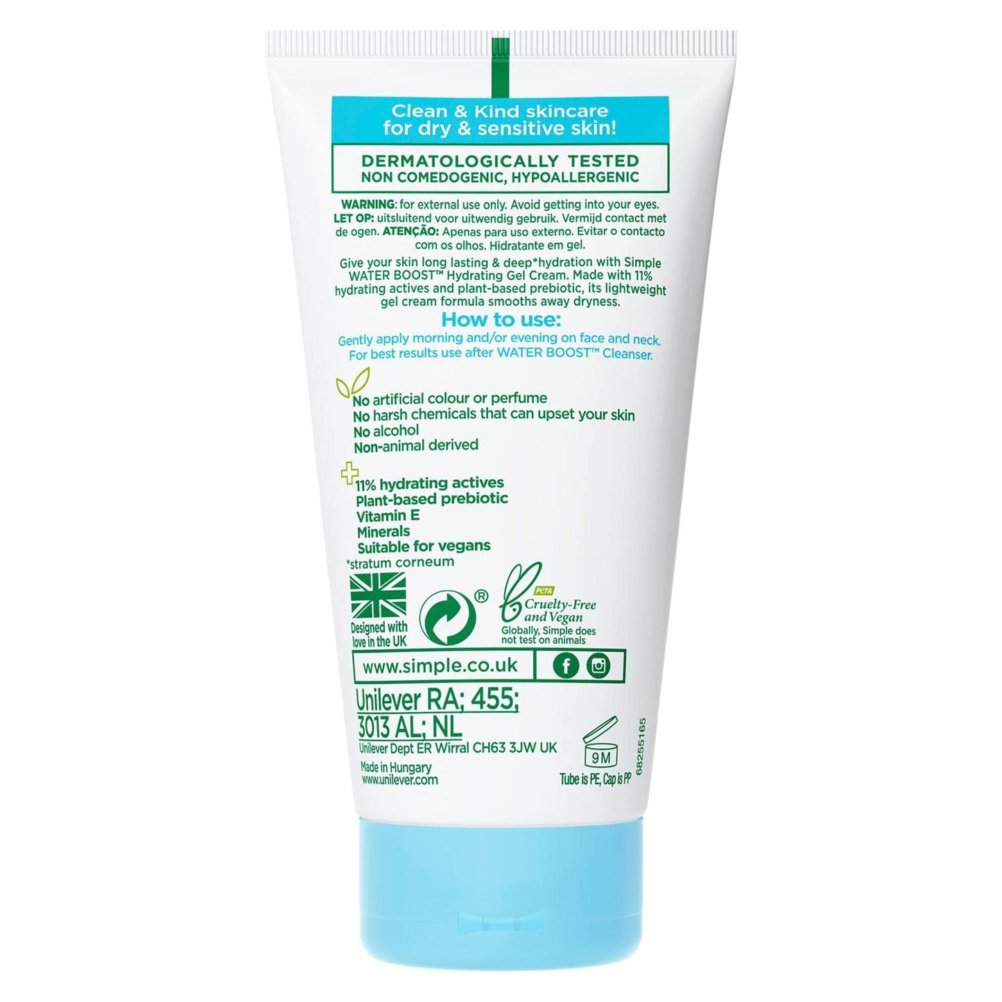 Simple Water Boost Hydrating Gel Cream, Face Moisturizer, 1.7 oz Beauty & Personal Care Simple