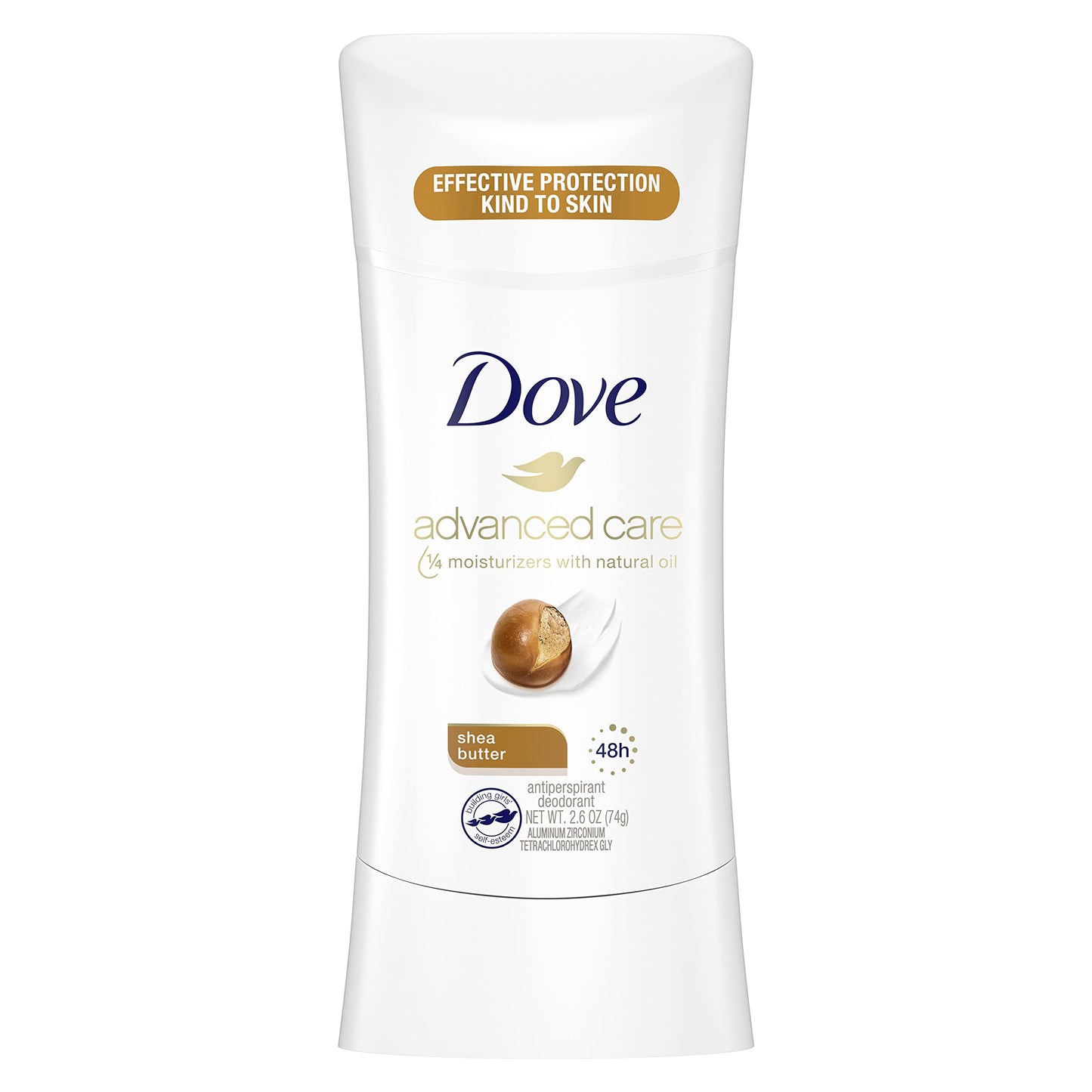 Dove Advanced Care Antiperspirant Deodorant Stick for Women, Shea Butter, for 48 Hour Protection And Soft And Comfortable Underarms, 2.6 oz Beauty and Personal Care Dove