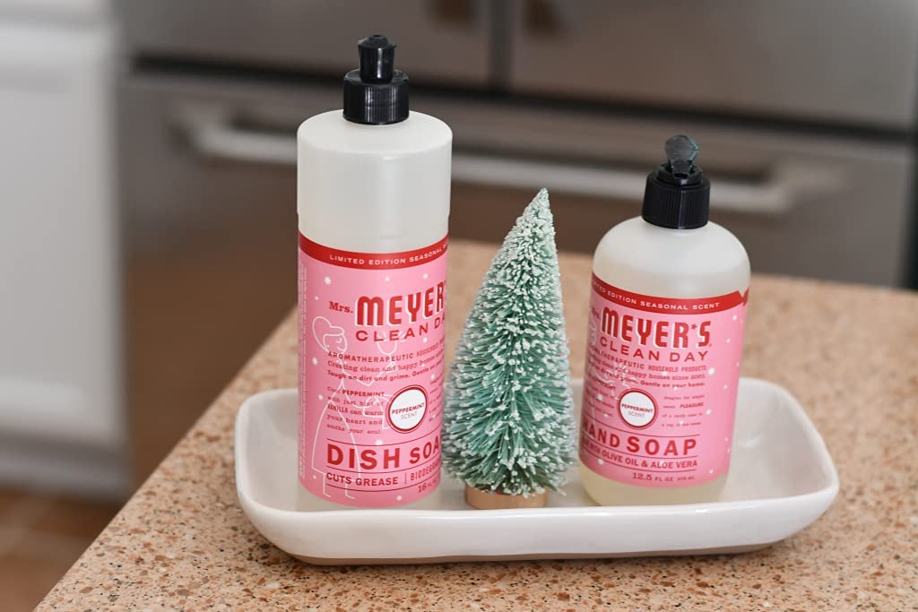 Mrs. MEYER'S Clean Day Liquid Hand Soap, Peppermint, 12.5 oz (Pack of 3) Beauty & Personal Care Mrs. MEYER'S