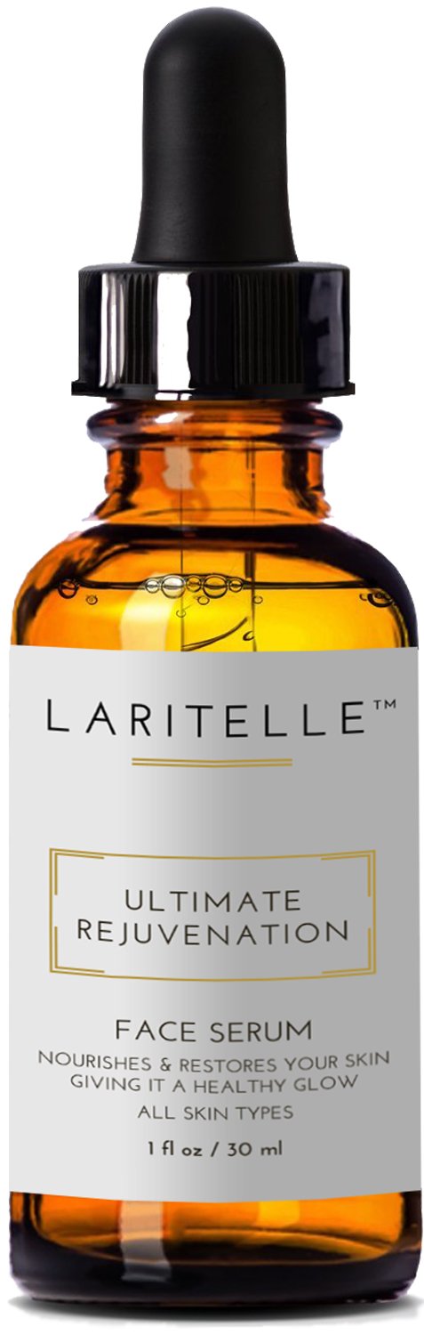 Laritelle Organic Rejuvenating Face Serum, Nourishing, Vitamins and Antioxidants-rich Botanical Serum for Face, Neck and Decollete, Luxurious, Silky Beauty & Personal Care Laritelle