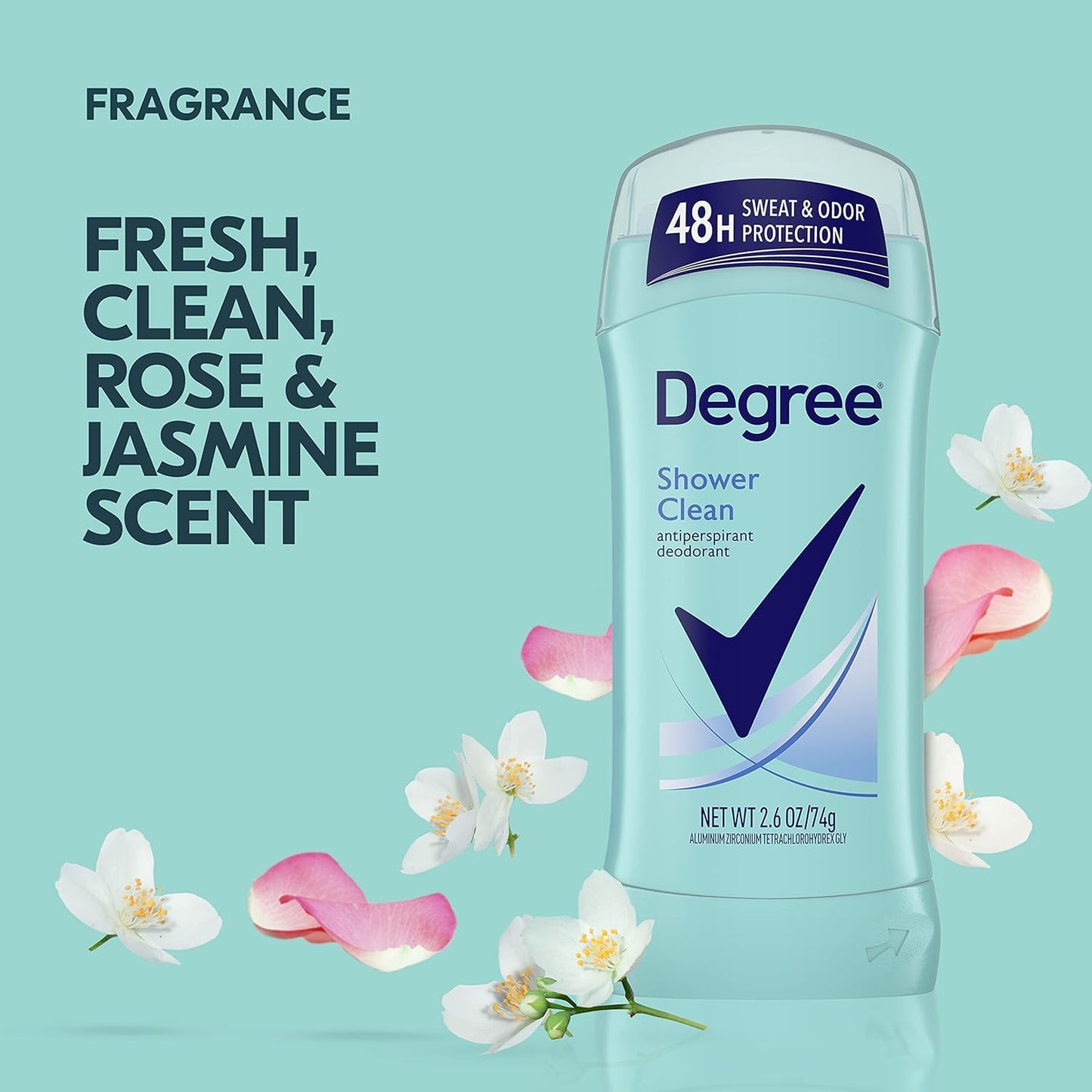 Degree Deod Inv Sld Shwer Size 2.6z Degree Women'S Shower Clean Body Responsive Invisible Anti-Perspirant & Deo Beauty and Personal Care Degree