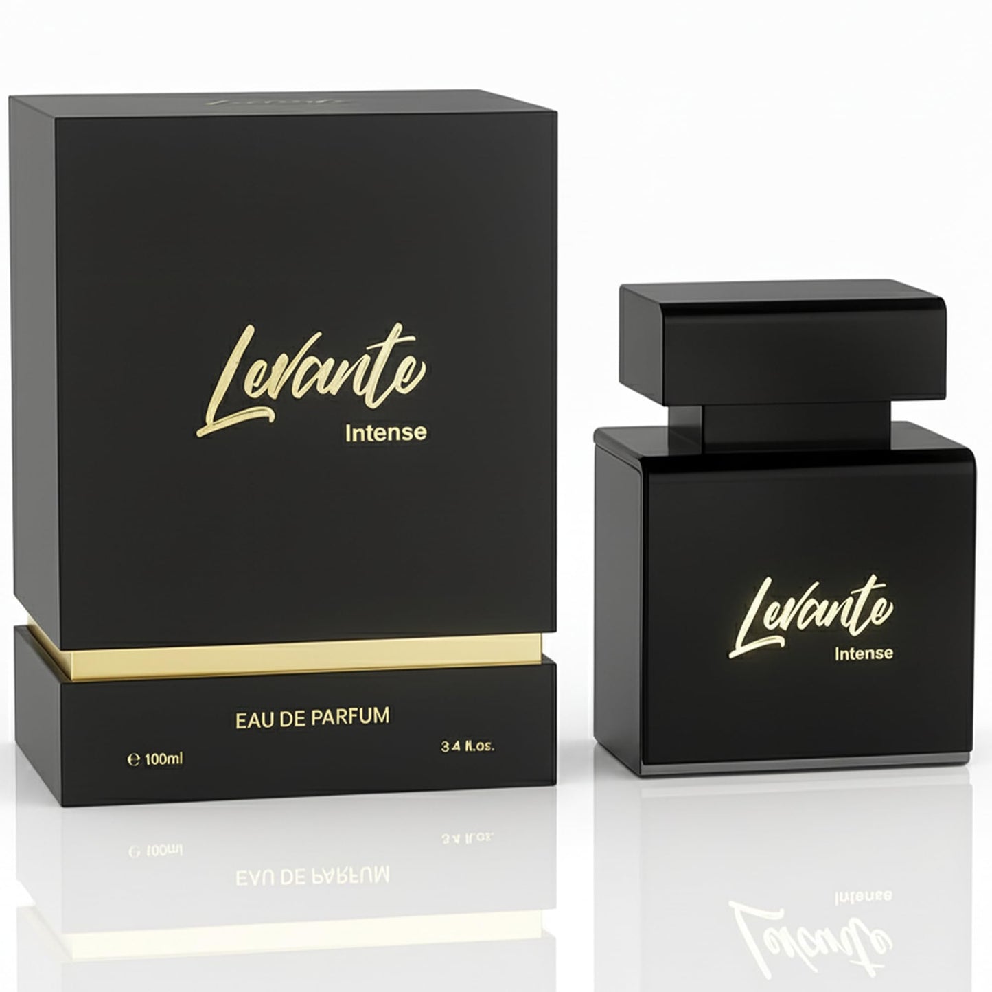 Jo Milano Levante Intense Eau De Parfum Spray | 3.4 oz (100ml) | Fresh, Oud, Amber, Patchouli, Citrus Scent | Long Lasting Fragrance for Men Beauty & Personal Care Jo Milano
