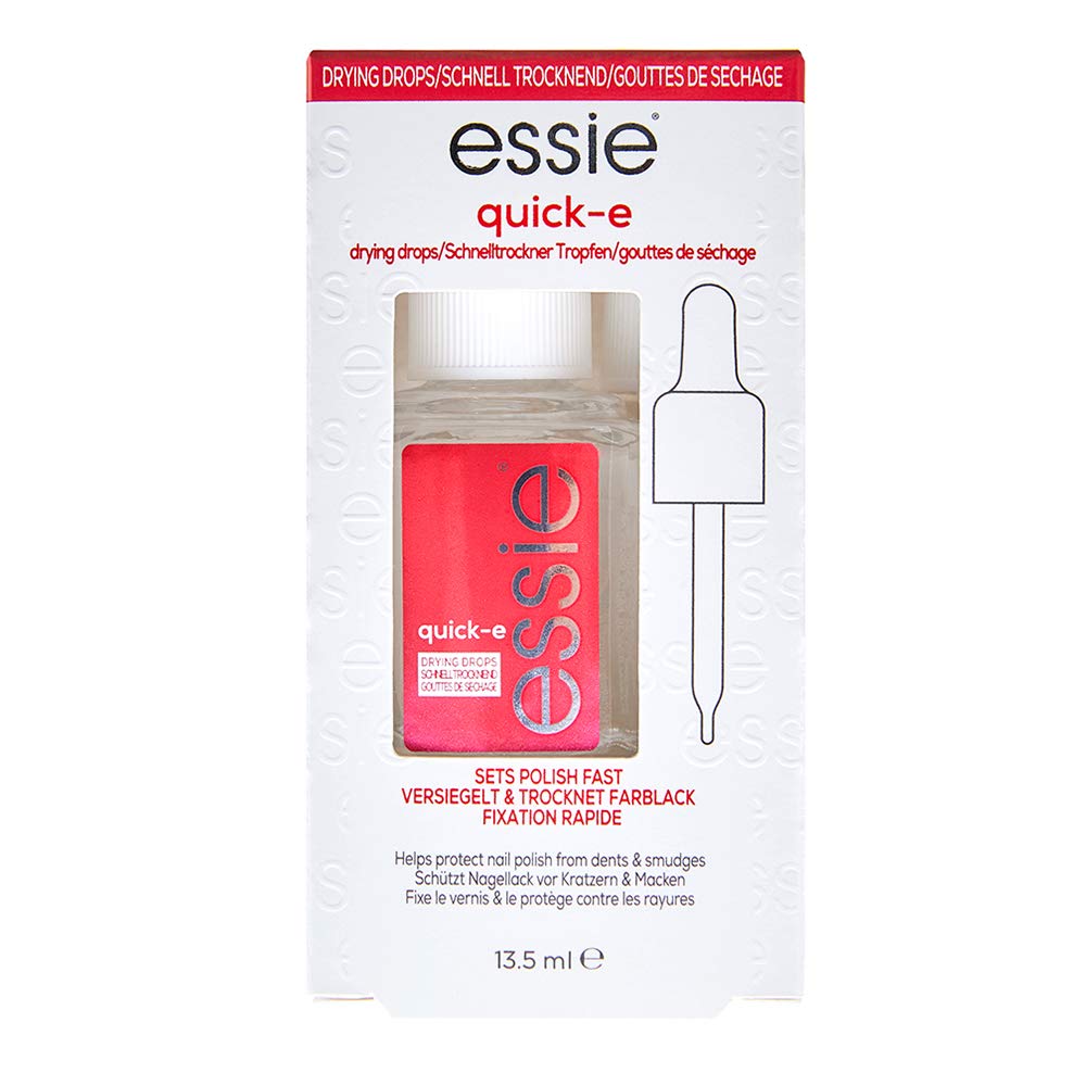 essie Nail Care, 8-Free Vegan, Quick-E Drops, fast-drying drops, nail polish finisher, 0.46 fl oz Beauty & Personal Care essie