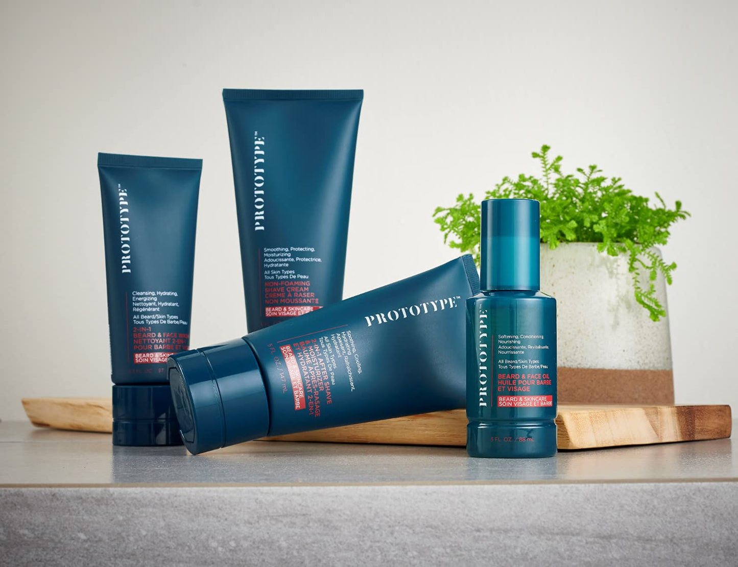 Men's 2 in 1 After Shave and Moisturizer - PROTOTYPE - Refreshing Face Lotion with Shea Butter and Menthol, Great for Sensitive Skin, Geranium Cedar Beauty and Personal Care PROTOTYPE