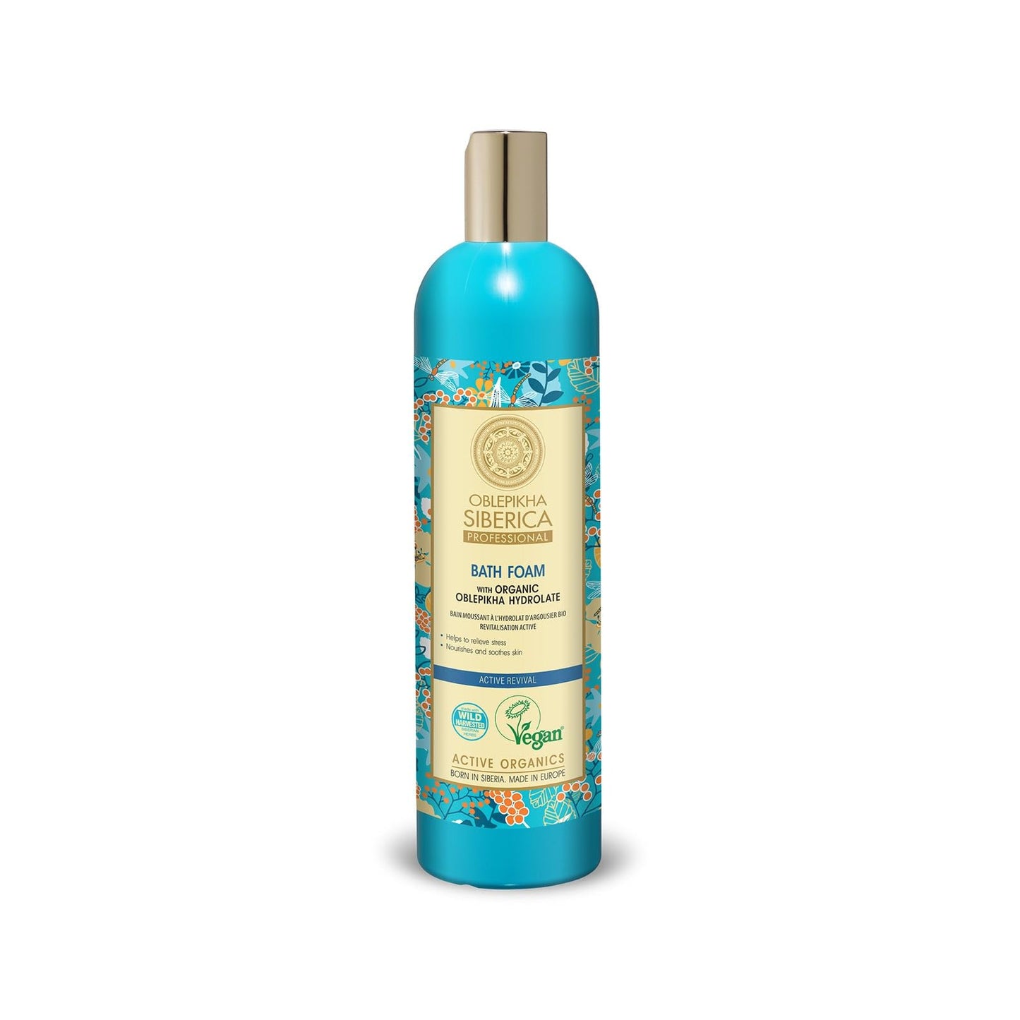 Natura Siberica Oblepikha Bath Foam Bubble Active Revival 550ml by Natura Siberica Beauty and Personal Care Natura Siberica