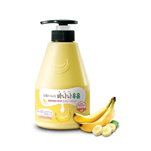 WELCOS KWAILNARA Banana Milk Body Lotion (19.75 Fl Oz) - Korean Body Lotion for Deep & Lightweight Hydration | Milk Protein, Royal Jelly, & Banana Beauty & Personal Care Kwailnara